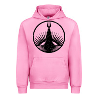 Fuchsia Pink bioshock rapture black Urban Hoodie - artisFamous