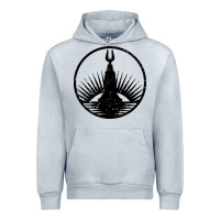 Heather Grey bioshock rapture black Urban Hoodie - artisFamous
