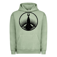 Pigment Oil Green bioshock rapture black Urban Hoodie - artisFamous