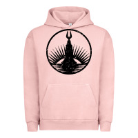 Pigment Salmon bioshock rapture black Urban Hoodie - artisFamous