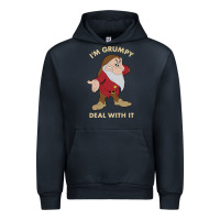 Navy snow white i'm grumpy deal with it portrait t shirt Urban Hoodie - artisFamous