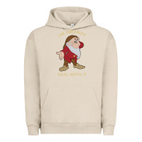 Pigment French Oak snow white i'm grumpy deal with it portrait t shirt Urban Hoodie - artisFamous