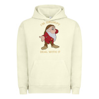 Pigment Pistachio snow white i'm grumpy deal with it portrait t shirt Urban Hoodie - artisFamous