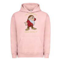 Pigment Salmon snow white i'm grumpy deal with it portrait t shirt Urban Hoodie - artisFamous