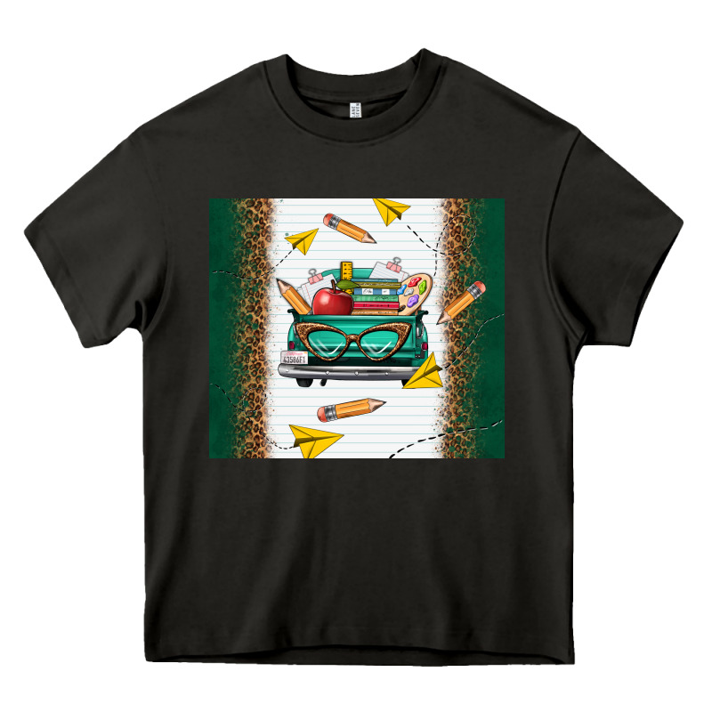 Back To School Truck Heavy Core Tee by TumblerDesignByShophia | Teevron
