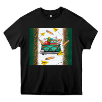 Black back to school truck Heavy Core Tee - TumblerDesignByShophia
