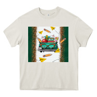 Cream back to school truck Heavy Core Tee - TumblerDesignByShophia