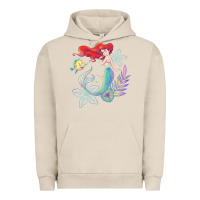 Pigment French Oak the little mermaid ari  and flounder sea t shirt Urban Hoodie - artisFamous