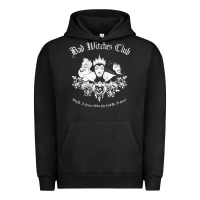 Pigment Black villains bad witch  club group shot graphic t shirt t shirt Urban Hoodie - artisFamous