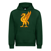 Forest Green liverpool bird license plate Urban Hoodie - artisFamous