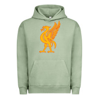 Pigment Oil Green liverpool bird license plate Urban Hoodie - artisFamous