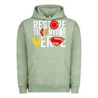 Pigment Oil Green restore the snyderverse Urban Hoodie - artisFamous