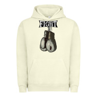 Pigment Pistachio boxing vintage fight gloves Urban Hoodie - artisFamous