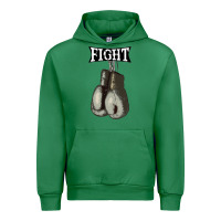Emerald boxing vintage fight gloves Urban Hoodie - artisFamous
