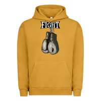 Pigment Peanut Butter boxing vintage fight gloves Urban Hoodie - artisFamous
