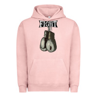 Pigment Salmon boxing vintage fight gloves Urban Hoodie - artisFamous