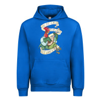 Cobalt alan a dale rooster  oo de lally golly what a day tattoo watercolor pa Urban Hoodie - artisFamous