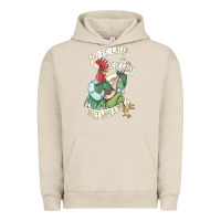 Pigment French Oak alan a dale rooster  oo de lally golly what a day tattoo watercolor pa Urban Hoodie - artisFamous