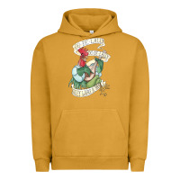 Pigment Peanut Butter alan a dale rooster  oo de lally golly what a day tattoo watercolor pa Urban Hoodie - artisFamous