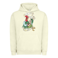 Pigment Pistachio alan a dale rooster  oo de lally golly what a day tattoo watercolor pa Urban Hoodie - artisFamous