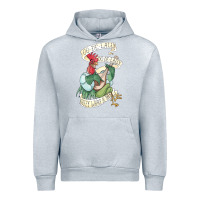 Heather Grey alan a dale rooster  oo de lally golly what a day tattoo watercolor pa Urban Hoodie - artisFamous