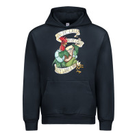 Navy alan a dale rooster  oo de lally golly what a day tattoo watercolor pa Urban Hoodie - artisFamous
