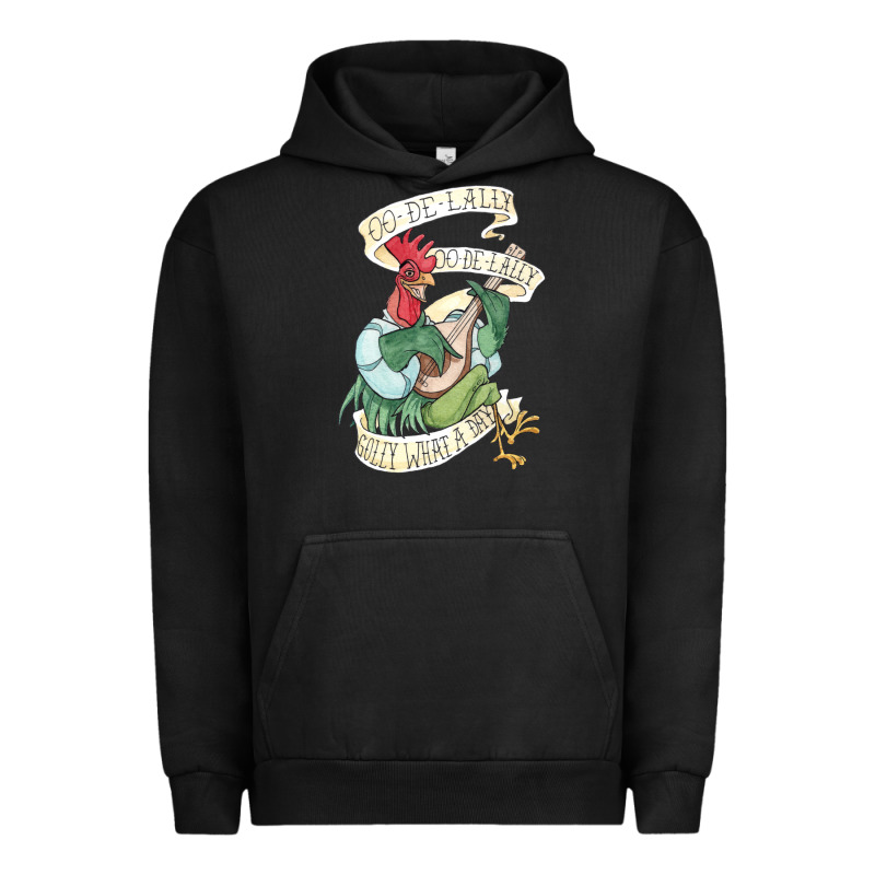 Alan A Dale Rooster  Oo De Lally Golly What A Day Tattoo Watercolor Pa Urban Hoodie by artisFamous | Teevron