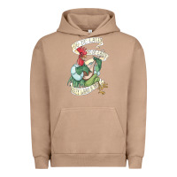 Pigment Burro alan a dale rooster  oo de lally golly what a day tattoo watercolor pa Urban Hoodie - artisFamous