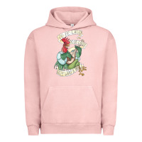 Pigment Salmon alan a dale rooster  oo de lally golly what a day tattoo watercolor pa Urban Hoodie - artisFamous