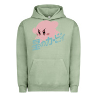 Pigment Oil Green kirby kanji Urban Hoodie - artisFamous