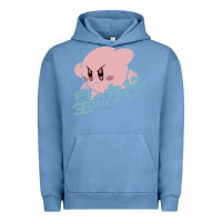 Pigment Pebble Blue kirby kanji Urban Hoodie - artisFamous