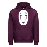 Mauve Wine no face spirited away women's Urban Hoodie - artisFamous