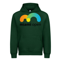 Forest Green MIAMI OPEN Urban Hoodie - artisFamous