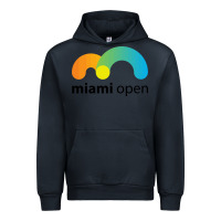 Navy MIAMI OPEN Urban Hoodie - artisFamous