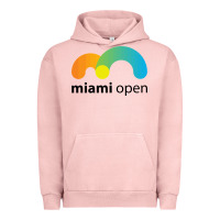 Pigment Salmon MIAMI OPEN Urban Hoodie - artisFamous