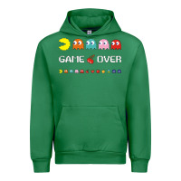Emerald cool retro 80s pacman ghosts video games Urban Hoodie - artisFamous