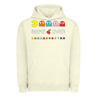 Pigment Pistachio cool retro 80s pacman ghosts video games Urban Hoodie - artisFamous