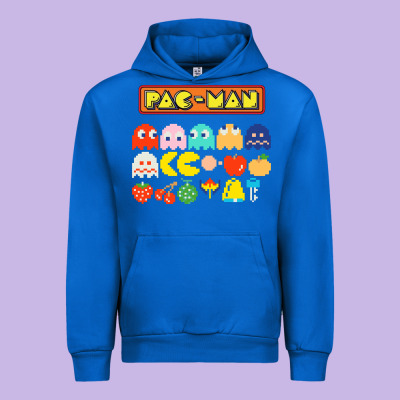 80s Pacman Ghosts Video Games Urban Hoodie Designed By Artisfamous