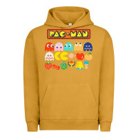 Pigment Peanut Butter 80s pacman ghosts video games Urban Hoodie - artisFamous