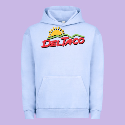 Del Taco (retro) Urban Hoodie Designed By Artisfamous