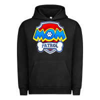 Pigment Black funny mom patrol  funny dog mom gift birthday party t shirt Urban Hoodie - artisFamous