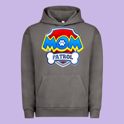 Funny Mom Patrol  Funny Dog Mom Gift Birthday Party T Shirt Urban Hoodie Designed By Artisfamous