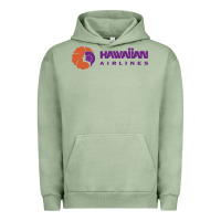 Pigment Oil Green hawaiian airlines Urban Hoodie - artisFamous