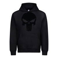 Black the punisher skull black Urban Hoodie - artisFamous