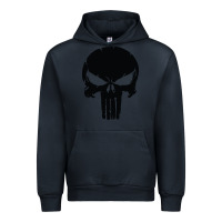 Navy the punisher skull black Urban Hoodie - artisFamous