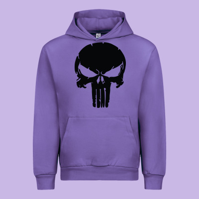 The Punisher Skull Black Urban Hoodie Designed By Artisfamous