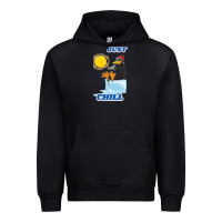 Black Just Chill Urban Hoodie - artisFamous