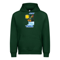 Forest Green Just Chill Urban Hoodie - artisFamous