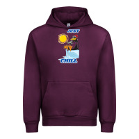 Mauve Wine Just Chill Urban Hoodie - artisFamous