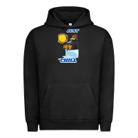 Pigment Black Just Chill Urban Hoodie - artisFamous